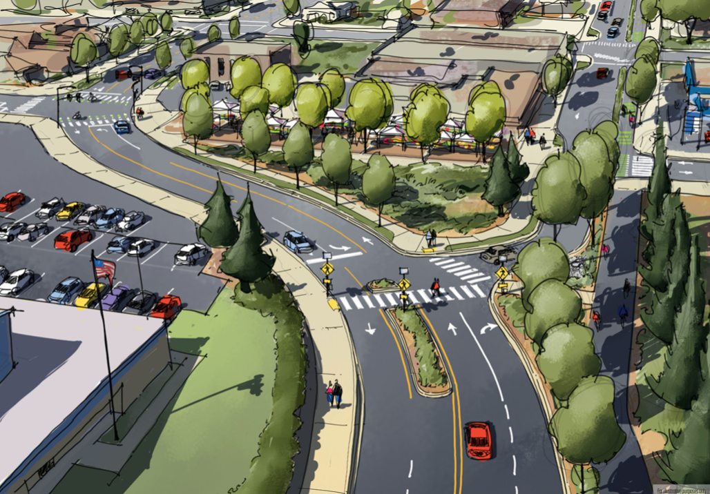 Belmont, 12th, and 13th Intersections & Two-Way Traffic